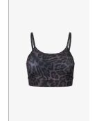 Sujetador Alice de leopardo morado