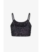 Sujetador Alice de leopardo morado