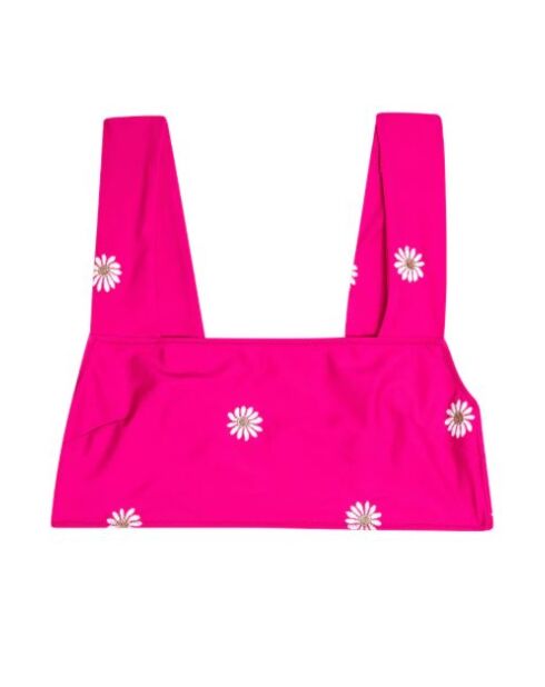 Haut de maillot de bain Marine rose fuschia