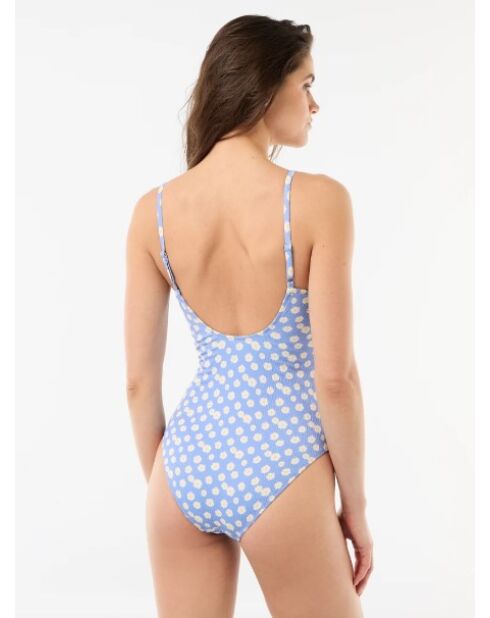 Maillot de bain une pièce Marguerite bleu