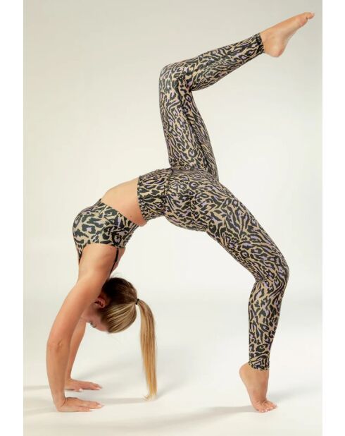 Brassière Mona chakra beige et violette