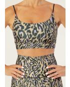 Brassière Mona chakra beige et violette