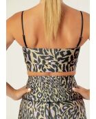 Brassière Mona chakra beige et violette