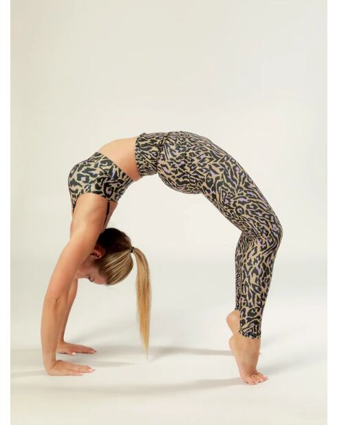 Brassière Mona chakra beige et violette