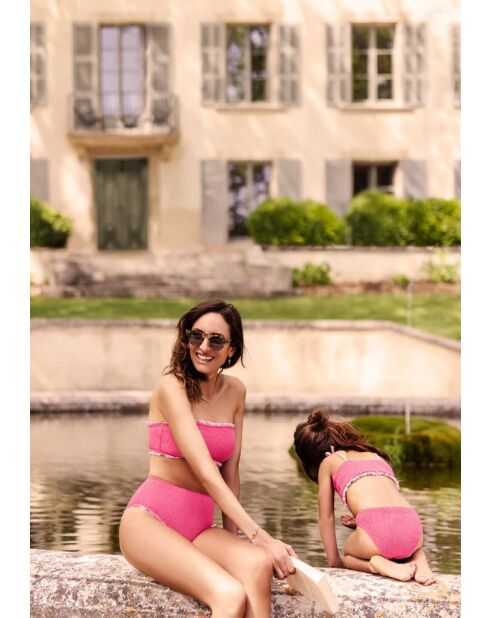 Maillot de bain deux pièces Pomme fuschia