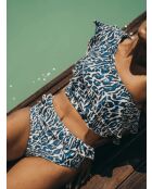 Bas de maillot de bain Bora Bora chrakra beige et bleu