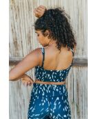 Brassière Alex chakra bleue et blanche