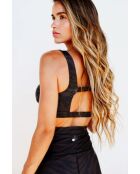 Brassière Ewan zèbre marron et noire