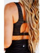 Brassière Ewan zèbre marron et noire