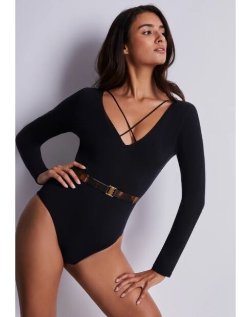 Body manches longues noir