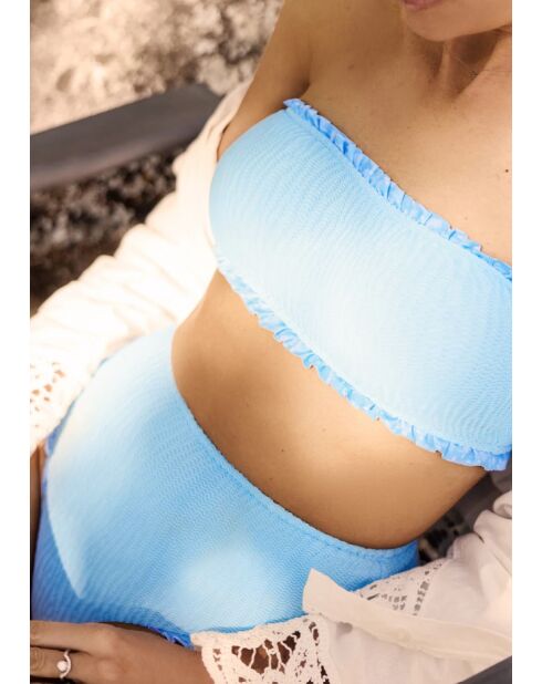 Maillot de bain deux pièces Pomme bleu turquoise