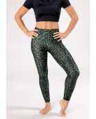 Legging Vanille léopard kaki