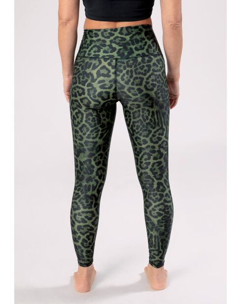 Legging Vanille léopard kaki
