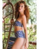 Bas de maillot de bain Ravello chrakra beige et bleu