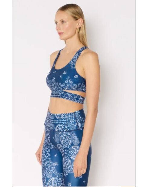 Brassière Laurie bandana bleu