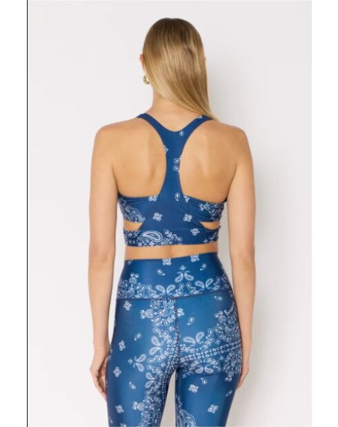 Brassière Laurie bandana bleu