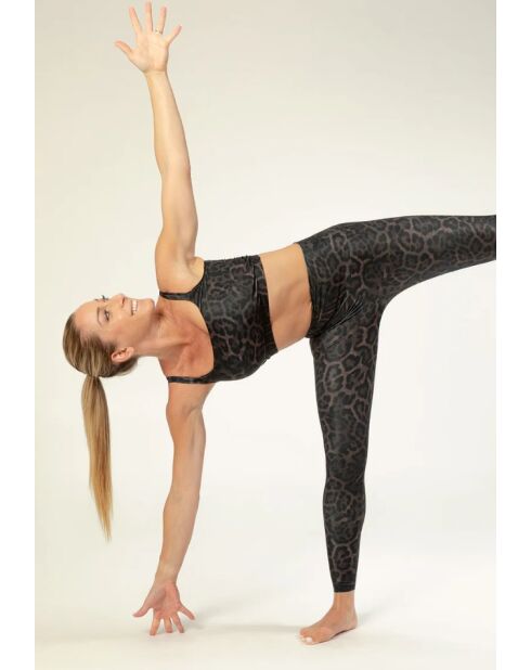 Legging Vanille panthère marron