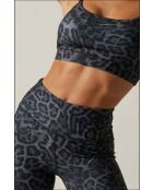 Legging Azalée léopard violet