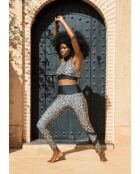 Brassière Elise chakra beige et violette