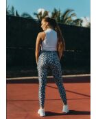 Legging Fleur chakra gris