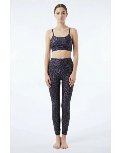 Legging Lou léopard violet