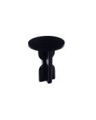 Bout de canapé noir Clotilde noir - 46x39 cm