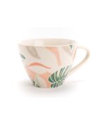  2 Tasses à thé Natureva blanc/multicolore - 11.50x8.50cm