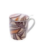 Coffret mug avec filtre Bettina marron