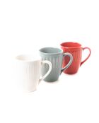 Set 3 mugs Pétale multicolore - 11x9 cm