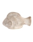 Pesce con pietra grigia paffuta - 9x14,50 cm