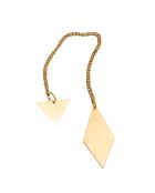  3 Bijoux de porte fleurs doré - 0.10x3.20cm