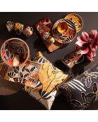 6 Assiettes à dessert Dalila jaune - 21x2 cm