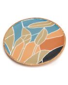 Serena veelkleurige ronde schaal diameter - 1.50x25 cm