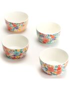 Set 4 mini ciotole Camelia multicolore - 5,50x6,50 cm