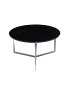 Table basse Octave noire - 45x80 cm