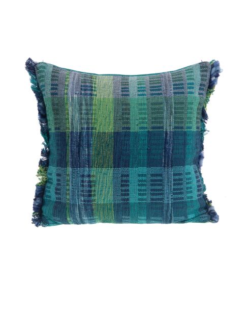 Blaues Kissen Lana - 45x45 cm