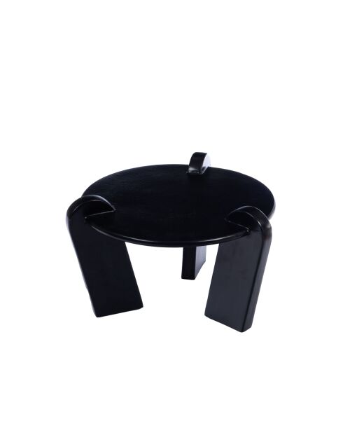 Table basse Clotilde noire - 40x64 cm