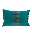 Blaues zweifarbiges Lana Kissen - 40x60 cm