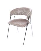 Chaise Zia crème / ivoire - 80x48 cm