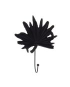 Patère Analia noire - 18x14 cm