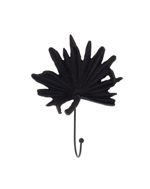 Patère Analia noire - 18x14 cm