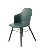 Fauteuil vert coque - 80x51 cm