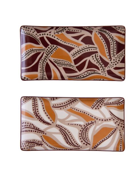 Set 2 Coupelles Bettina marron