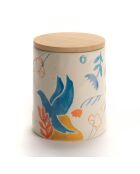 Enola mehrfarbiges luftdichtes Glas - 14,50 x 12 cm