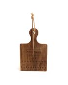 Planche rectangulaire Petite Pause marron - 1.50x28 cm