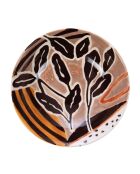 Plato hondo Dalila marrón - 19 x 5,50 cm