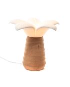 Lampe palmier marron - 20x19 cm