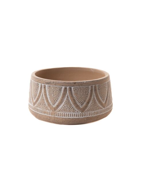 Coupe Marrakech longueur marron - 12x24.50cm