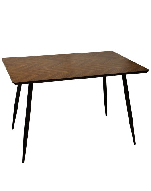 Tavolo Aubin marrone - 76x120 cm