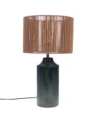 Lampe Alix vert - 57x33 cm